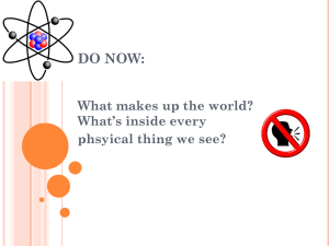 Atoms and Subatomic Particles: Chemistry Basics