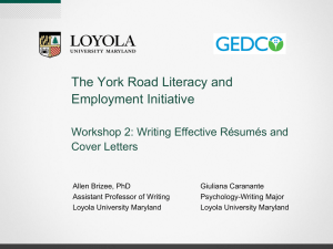 Select this link to view or the entire workshop in PowerPoint