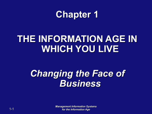 Information as a Key Resource - Cal State LA