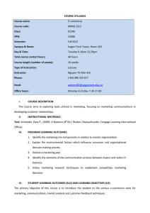 MRKG 2313 - E-Commerce