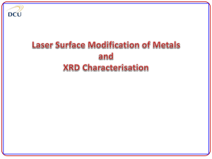 Laser processing case study and Residual stress