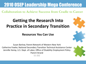 S1-202 - 2010 OSEP Leadership Mega Conference
