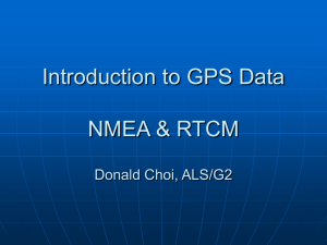 GPS Data: NMEA & RTCM - Formats & Applications