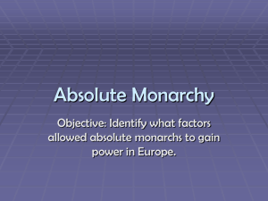 Absolute Monarchy