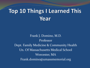 Top 10 Things I Learned This Year