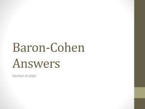 Baron-Cohen Answers