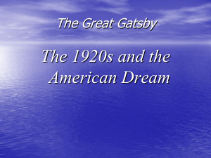 The 20s: an age of transition