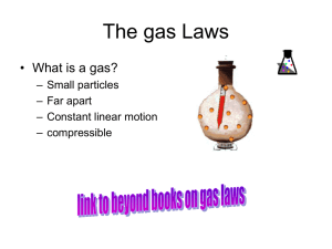 The gas Laws