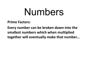 Numbers
