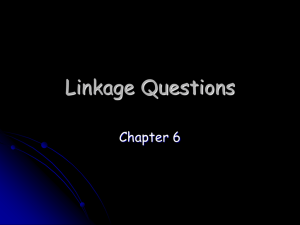 Linkage Questions