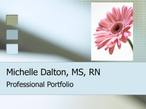 Michelle Dalton RN, MS - University of Michigan School of Nursing