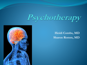 psychotherapy