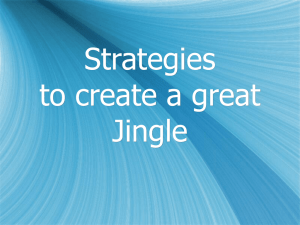 Techniques for Jingles