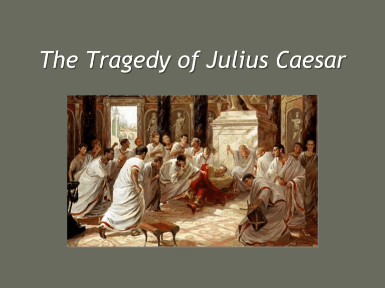 the tragedy of julius caesar essay