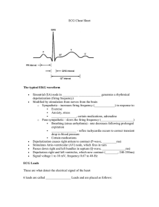 ECG Cheat Sheet: EKG Waveforms, Leads, and Heart Disorders