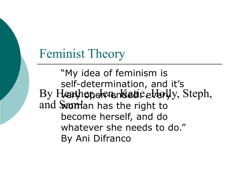 feminist theory theoretical framework