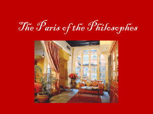 The Paris of the Philosophes