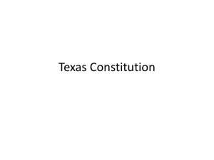 Texas Constitution