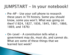 JUMPSTART * In your notebook!