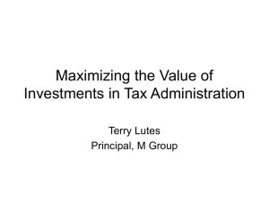 A desired state in tax administration