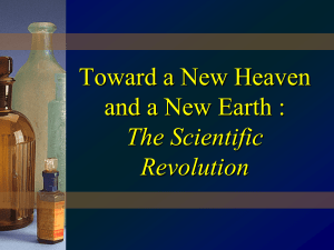 Chapter 16 Scientific Revolution Notes - Hatboro