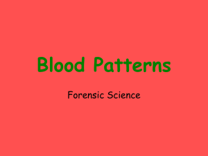 Blood Patterns - Red Hook Central School District