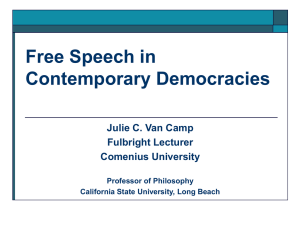 Freedom of Expression - California State University, Long Beach