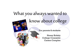 4 year college/university