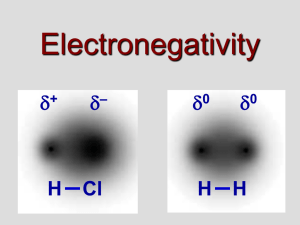 Electronegativity, Oil/Water, Element Mnemonics