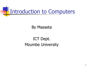 Introduction to Computers