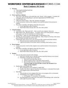 Basic Computer 101 Script