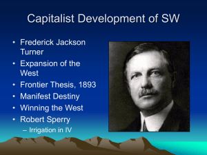 4 Cap Dev of SW - Department of History