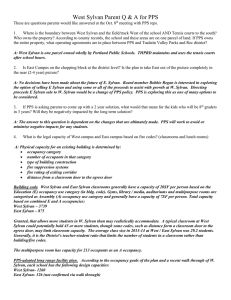 PPS Response from October, 1, 2014 Meeting