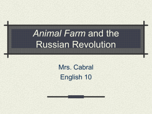 Animal Farm and the Russian Revolution