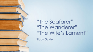 Anglo-Saxon Poetry Study Guide: Seafarer, Wanderer, Lament