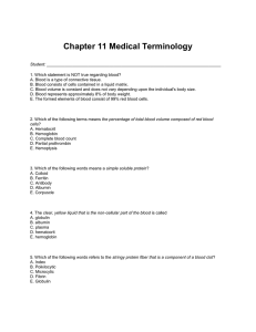 Chapter 11 Medical Terminology