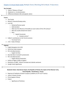 Chapter 4-6 Review Guide