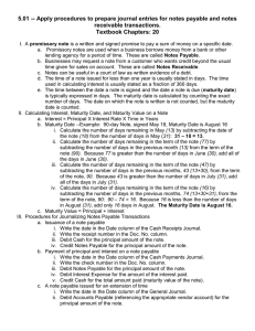 Notes Payable & Receivable: Journal Entries & Calculations