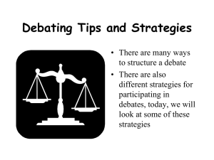 Debate PowerPoint