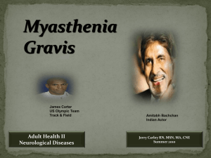 Myasthenia Gravis: Symptoms, Diagnosis & Treatment