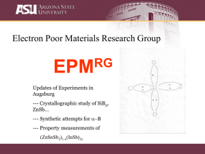 幻灯片 1 - Electron poor materials