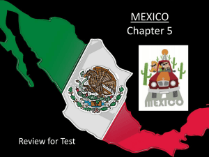 Chapter 5 Mexico PowerPoint Test Review