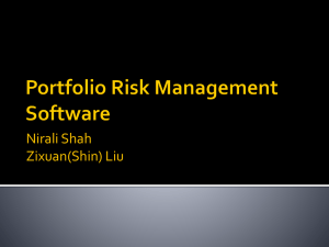Portfolio Management - personal.stevens.edu