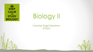 LTQs Biology II 3rd Qtr