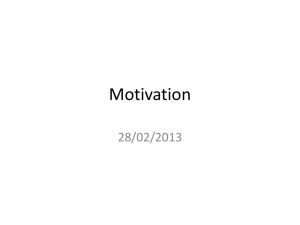 Motivation - cda college