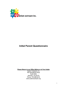 Name - Autism Outreach, Inc