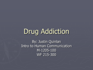 Drug Addiction - Personal.kent.edu