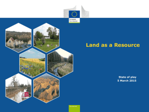 Land Degradation and inefficient use