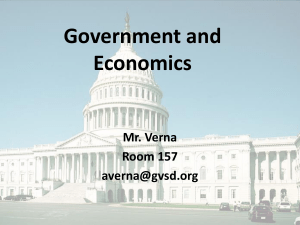 Government and Economics