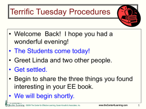 Stage Two Day 2 - Sope Creek Elementary School